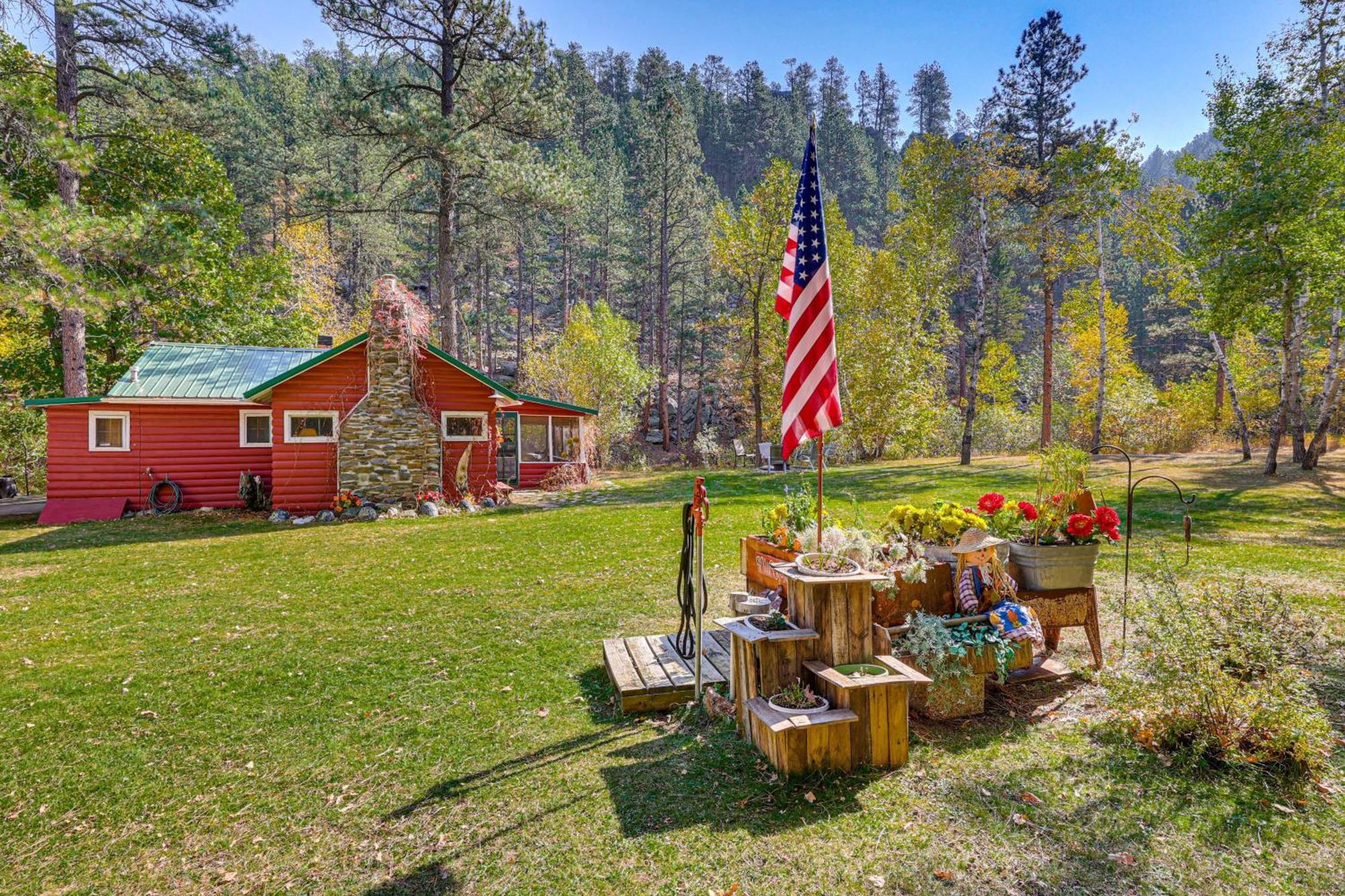 Historic Keystone Cabin Near Mount Rushmore! Exterior foto